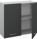 Миниатюра изображения товара Шкаф навесной для кухни Кортекс-мебель Корнелия Лира ВШ80 (антрацит)