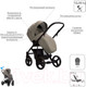 Миниатюра изображения товара Детская универсальная коляска Bebetto Magnum Light 2 в 1  (01/черная рама)