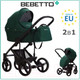Миниатюра изображения товара Детская универсальная коляска Bebetto Magnum Light 2 в 1 (04/черная рама)