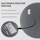 Миниатюра изображения товара Зеркало Saniteco 1AS10 50 (асфальт)