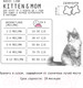 Миниатюра изображения товара Сухой корм для кошек AJO Cat Kitten & Mom для котят, беременных и кормящих кошек (10кг)