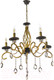 Миниатюра изображения товара Люстра Aitin-Pro НСБ 01-5х60-105 / NH5509/5 (золото/черный)