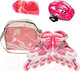 Миниатюра изображения товара Роликовые коньки FAVORIT 106SET-L-PN