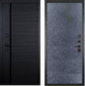 Миниатюра изображения товара Входная дверь ГРАНИТ Пиано 77-1 бетон темный (96x207, правая)