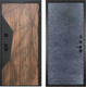 Миниатюра изображения товара Входная дверь ГРАНИТ Континент 77-1 бетон темный (96x207, правая)