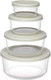 Миниатюра изображения товара Набор контейнеров Smart Solutions SS0000128 (4шт, серый)