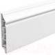Миниатюра изображения товара Плинтус Ideal Дюра 001 фигурный 80мм (2.2м, белый)