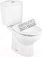 Миниатюра изображения товара Унитаз напольный Roca Victoria 7342399000 + 734139Z000 + 801392002 (Slim с микролифтом)
