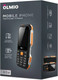 Миниатюра изображения товара Мобильный телефон Olmio X04 / 043989 (черный/оранжевый)
