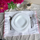 Миниатюра изображения товара Набор сервировочных салфеток ОМурМебель Пионы С кольцами (5шт)