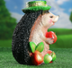 Миниатюра изображения товара Фигурка для сада Хорошие сувениры Ежик с тремя яблоками / 3528573