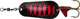 Блесна DAM FZ Standard Spoon / 69596 (Fluo Red/Black Uv) — фото 3