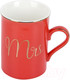 Миниатюра изображения товара Кружка с ложкой Nouvelle Mrs / 1060064-1 (красный)