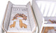 Миниатюра изображения товара Детская кроватка Фея 1100 Жирафик / 0001033.9.16 (белый)