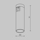Миниатюра изображения товара Трековый светильник Maytoni TR143-1-5W3K-W-BS