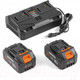Миниатюра изображения товара Миникультиватор аккумуляторный Daewoo Power DAT 3042Li Set