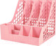 Миниатюра изображения товара Органайзер настольный Hua Jie H60178 (розовый)