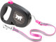Миниатюра изображения товара Поводок-рулетка Ferplast Flippy One Reflex S / 75095219 (лента, фуксия)
