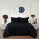 Миниатюра изображения товара Комплект постельного белья Sofi de Marko Селина 1.6 / 1.6-С-Сл-чер (черный)
