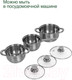 Миниатюра изображения товара Набор кастрюль FUSION Electronics KWK32233