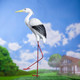 Миниатюра изображения товара Фигурка для сада Хорошие сувениры Цапля / 1126927