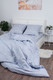 Миниатюра изображения товара Комплект постельного белья Milanika Кварц Евро (поплин-жаккард)
