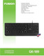 Миниатюра изображения товара Клавиатура FUSION Electronics GK-189