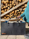Миниатюра изображения товара Сумка-переноска для дров Fire&Wood Riga 2 50х25х25 (темно-серый)
