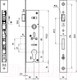 Миниатюра изображения товара Замок врезной Меттэм ЗВ7У 330