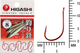 Миниатюра изображения товара Набор крючков рыболовных Higashi Umitanago ringed #8 Red / 01355