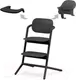 Миниатюра изображения товара Стульчик для кормления Cybex Lemo Set 3 в 1 (Stunning Black)