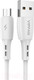 Миниатюра изображения товара Кабель Vipfan X06 USB-Micro (1м, белый, в футляре)