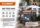 Миниатюра изображения товара Инверторный генератор PATRIOT iGN 7500AWS