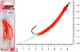 Миниатюра изображения товара Комплект оснастки для приманки Higashi Gummi Makk rig SB5 #01 Red #4-0 / 05268_4245