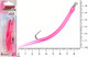 Миниатюра изображения товара Комплект оснастки для приманки Higashi Gummi Makk rig SB5 #06 Pink #4-0 / 05270_4247