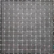 Миниатюра изображения товара Мозаика Gidrostroy Glass Mosaic L-007 (317x317, черный)