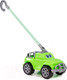 Миниатюра изображения товара Игрушка-каталка Полесье Дени с ручкой / 01911 (зеленый)