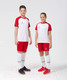 Миниатюра изображения товара Футболка игровая футбольная Jogel Camp Reglan Jersey / JFT-1021-K (YXXS, белый/красный)
