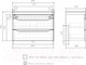 Миниатюра изображения товара Тумба под умывальник Volna Lake 80.2Y 9696 (подвесная)