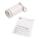 Миниатюра изображения товара Трековый светильник JAZZway PTR 38 GU10 WH 230V IP20 / 5052253 (белый)