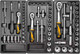 Миниатюра изображения товара Универсальный набор инструментов Tolsen TT85412 (с тележкой)