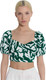 Миниатюра изображения товара Кроп-топ Mark Formelle 112851 (р.170-88-94, белые пятна на изумрудном)