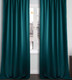 Миниатюра изображения товара Комплект штор Моготекс 1807-0 270x145 / 19опс15-25 (2шт, изумруд)