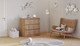 Миниатюра изображения товара Комод пеленальный Polini Kids Simple 1980 / 0002323.171 (дуб крафт золотой)
