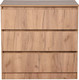 Миниатюра изображения товара Комод пеленальный Polini Kids Simple 1980 / 0002323.171 (дуб крафт золотой)