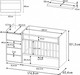 Миниатюра изображения товара Детская кровать-трансформер Polini Kids Simple 1902 / 0002793.9 (белый)