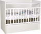 Миниатюра изображения товара Детская кровать-трансформер Polini Kids Simple 1902 / 0002793.9 (белый)