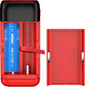 Миниатюра изображения товара Зарядное устройство для аккумуляторов XTAR PB2S-Red с USB кабелем