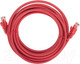 Миниатюра изображения товара Кабель Rexant U/UTP CAT 6 RJ45-RJ45 26AWG LSZH / 02-0293-5 (5м, красный)