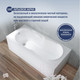 Миниатюра изображения товара Ванна акриловая Lauter Celeste 150x70 / 21060050